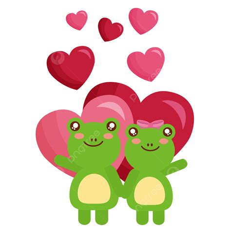 Frogs Cute Vector Hd Images Cute Couple Frog Modern Stylish Creative