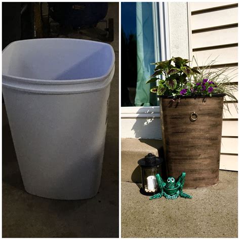 10 Target Trash Can I Turned Into A Planter Find Instructions On