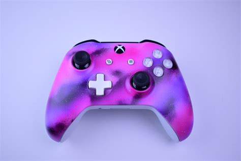 Xbox One S Pink Galaxy Controller Gamestyling