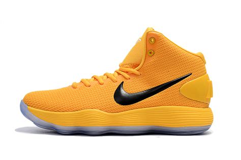 Nike Hyperdunk 2017 Ep Yellow Black Men Basketball Shoes Febbuy