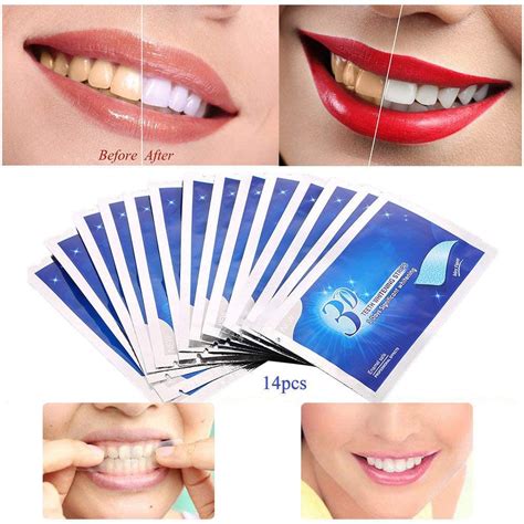 Aiooy Teeth Whitening Strips Dental Enamel Safe Teeth Bleaching Treatment For Crystal Smile Non