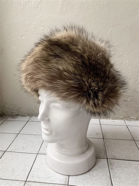 Vintage Fur Hat Boho