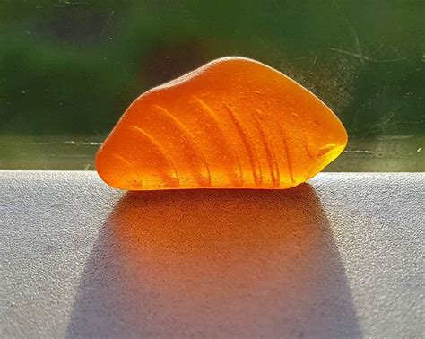 Scottish Sea Glass In Rarest Orange Found By Seafindsscotland Etsy Sea Glass Glass Rare