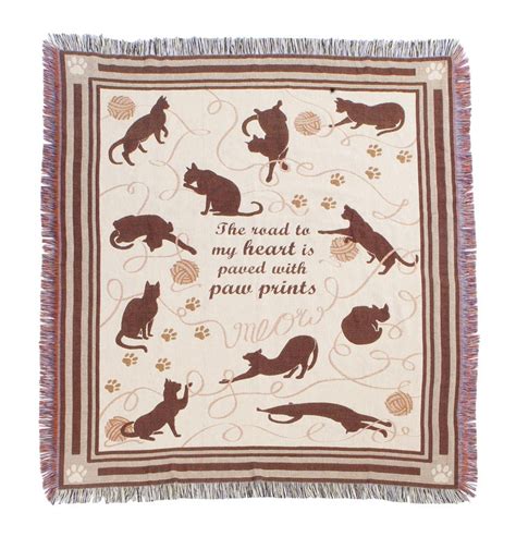 Playful Cat Tapestry Throw By Oakridgetm