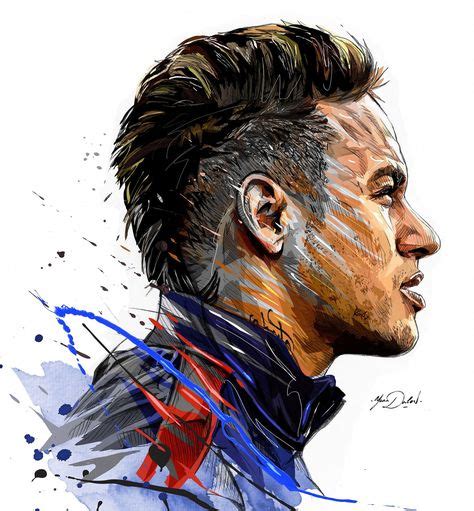 My Painting Of The Famous Neymar Jr And His Arrival In The Psg Soccer