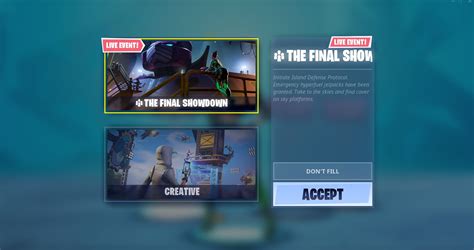 Save the world (pve) is an action building game from epic games. Fortnite The Final Showdown Live Event LTM Now Live ...
