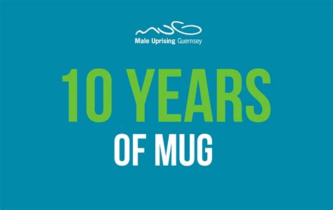 10 Years Of Mug Male Uprising Guernsey