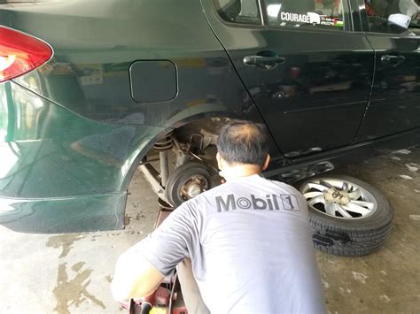 Bunyi ngok ngek di belakang kereta. Ganti Absorber Link Proton Persona - Bunyi Ngek Ngok