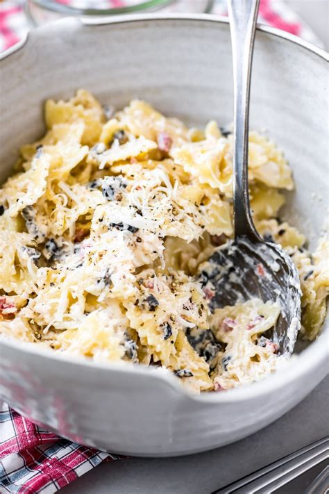 Asiago Pasta Salad Recipe • The View From Great Island