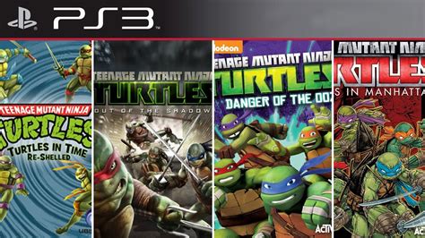 teenage mutant ninja turtles games for ps3 youtube