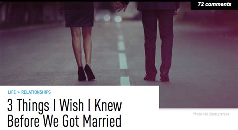 3 Things I Wish I Knew Before We Got Married