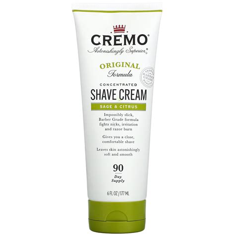 Original Shave Cream Sage And Citrus 6 Fl Oz 177 Ml Cremo