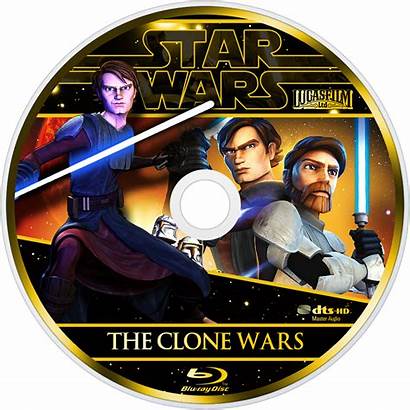 Wars Star Clone Fanart Tv Disc Bluray