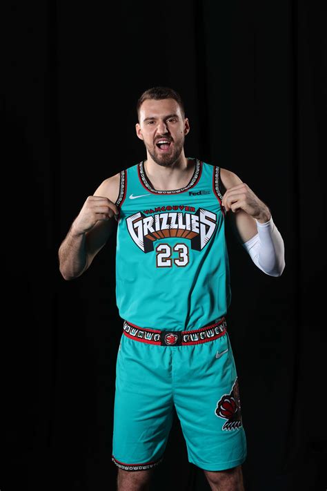 Vancouver Grizzlies 25th Anniversary Throwback Jerseys Media Day