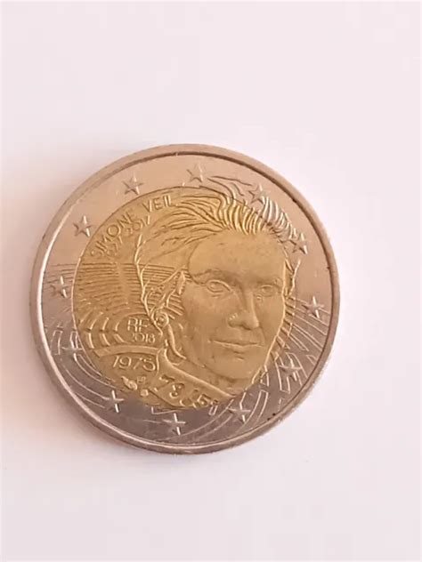 FRENCH COMMEMORATIVE 2 Euro Coin Simone Veil 6 90 PicClick UK