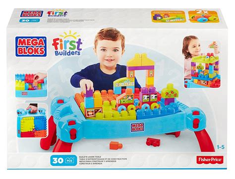 Mega Bloks Build N Learn Table Building Set Toys And Games