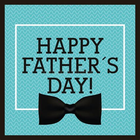Happy Fathers Day Card Vector Stock Vector Illustration Of Greeting
