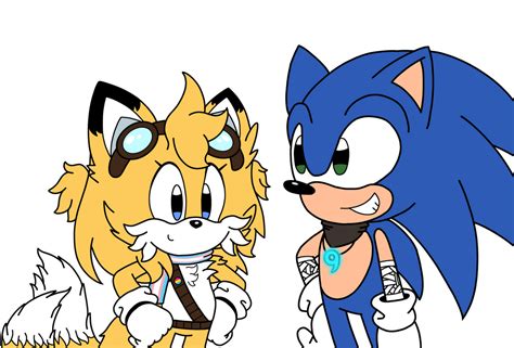 Tails And Sonic Pals Renders My Au Style By Sekittentail2008 On Deviantart