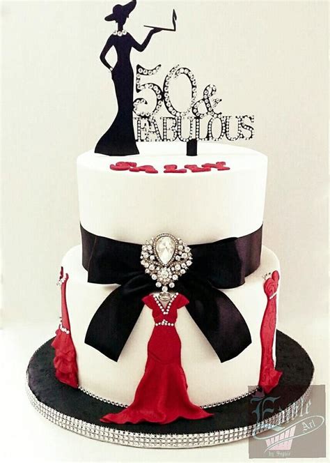 Created For Fabulous Lady 50 And The Dresses Around The Cake Where