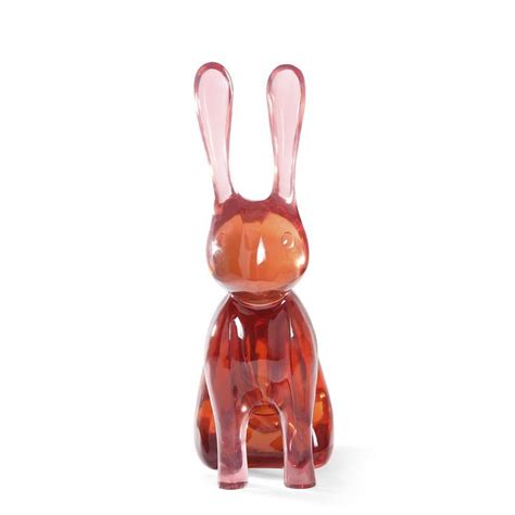 Giant Acrylic Rabbit Acrylic Sculpture Pottery Studio Vase Shop