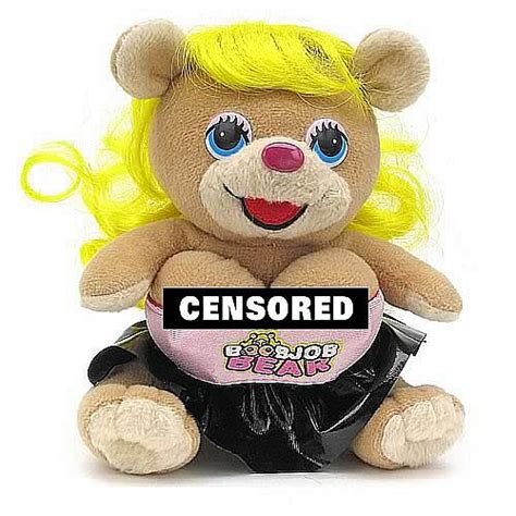 Boob Job Teddy Swear Bear Talking Plush Entertainment Earth