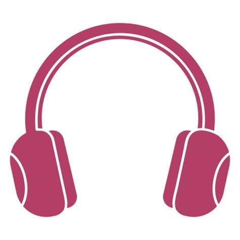 Pink Headphones Icon Png And Svg Design For T Shirts