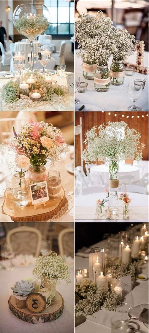 20 Budget Friendly Babys Breath Wedding Centerpieces Page 2 Of 2