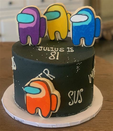 Among Us cake - Hayley Cakes and CookiesHayley Cakes and Cookies