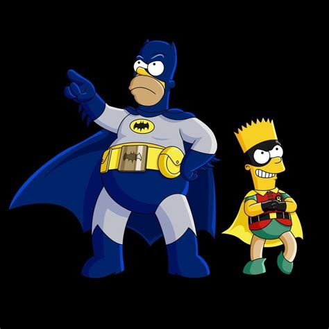 Homer And Bart Or Batman And Robin Batman Pinterest Batman Robin