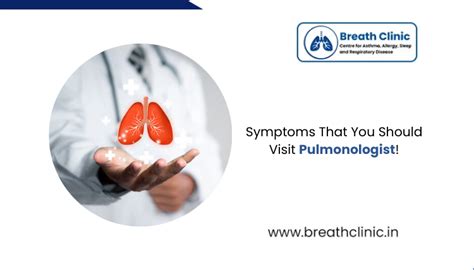 Symptoms That You Should Visit Pulmonologist Breath Clinic