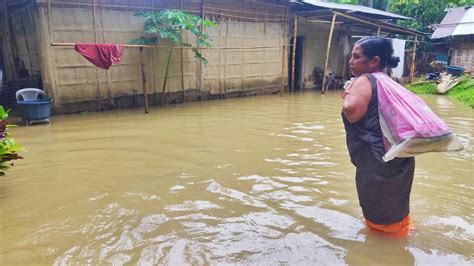 Assam Flood Situation Remains Grim As 5 Lakh People Displaced One Dead Assam Flood Situation