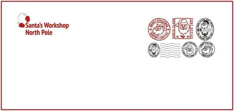 North Pole Envelope Template - SampleTemplatess ...
