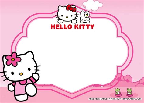 10 Free Personalized Hello Kitty Invitation Templates Free Printable