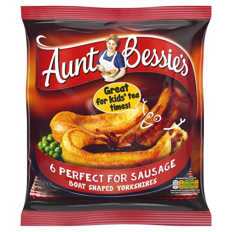 Aunt Bessies 6 Perfect For Sausage 220g Yorkshire Puddings
