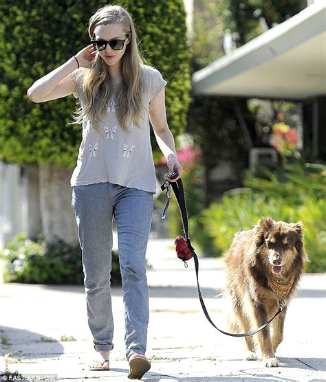 Amanda Seyfried Goes Casual In Tee And Flip Flops To Pick Up Adorable