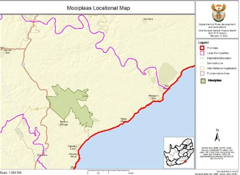 Location Of Mooiplaas In Great Kei Municipality Source Adapted By Download Scientific Diagram