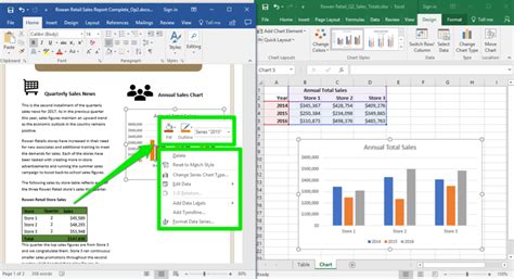 Using Word With Excel And Powerpoint Computer Applications For Managers