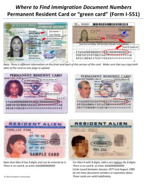 All applicants are required to submit the following documentation. 11 Printable green card application form Templates - Fillable Samples in PDF, Word to Download ...