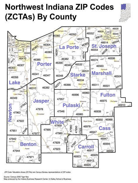 Northwest Indiana Zip Codes Fill Online Printable Fillable Blank Pdffiller