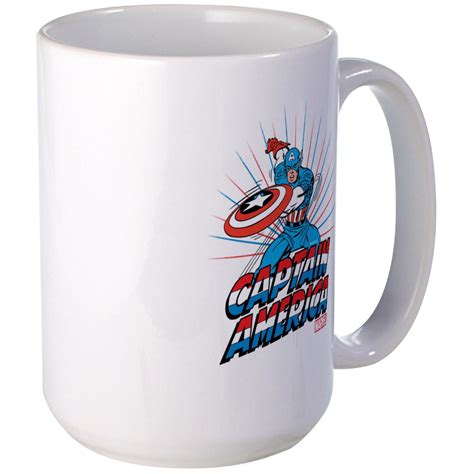 cafepress captain america large mug 15 oz ceramic large mug