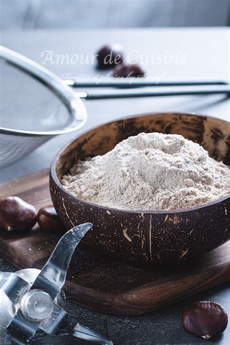 Farine de châtaignes maison au thermomix