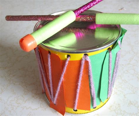 Crafty Couple How To Make A Drummusical Instrument Set For Kids
