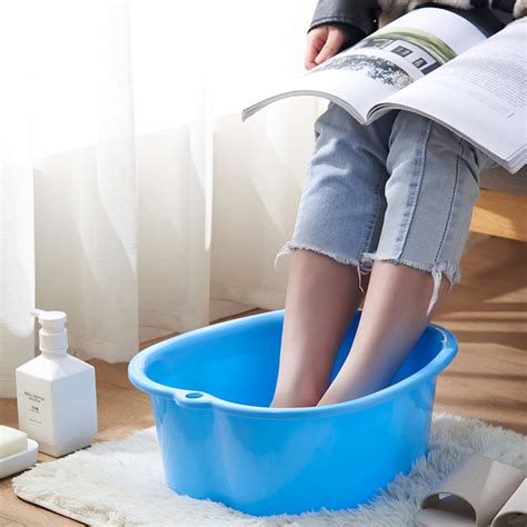 Large Foot Bath Spa Bowl Plastic Pedicure Bowl Massage Foot Bath For Pedicure Detoxification
