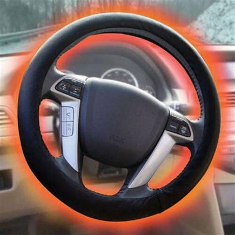 Best Heated Steering Wheel Cover Adjustable Temperature 12v Dc Hand