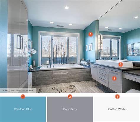 Turn your bathroom into the retreat of your dreams using these beautiful bathroom ideas as inspiration. 20 Relaxing Bathroom Color Schemes | Shutterfly