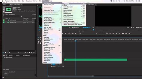 How To Edit Audio In Adobe Premiere Pro Cc Youtube