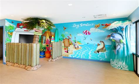 Explore home office office home decor clever. Sunny Beach Theme for Pediatric Dental Office ...