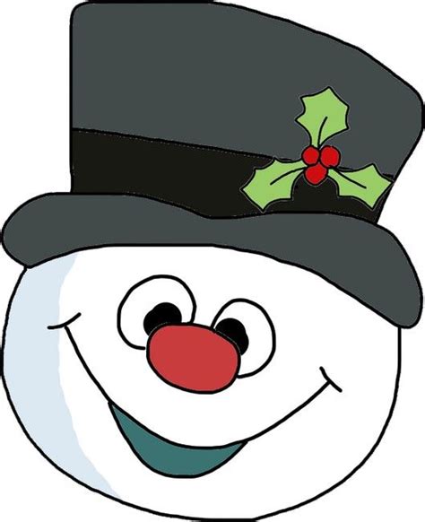 Snowman Clipart Head Resembles Frosty The Snowman Draw A Snowman