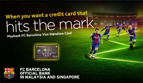 You are eligible for these rewards when you spend on shopping, dining, and travel overseas. Maybank FC Barcelona Visa Signature Card