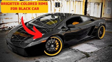 Best Color Of Rims For A Black Car Try Mind Blowing Combinations